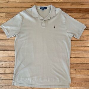Polo by Ralph Lauren Men's Beige Polo Shirt